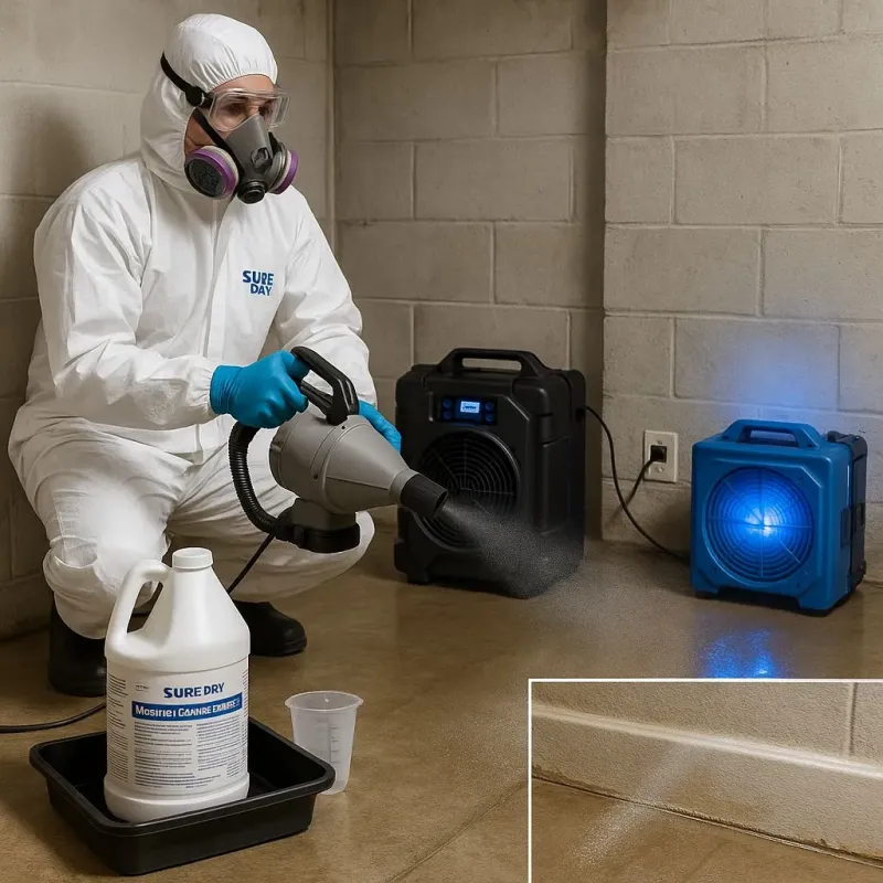 Sanitization and Odor Removal process in Richardson, TX