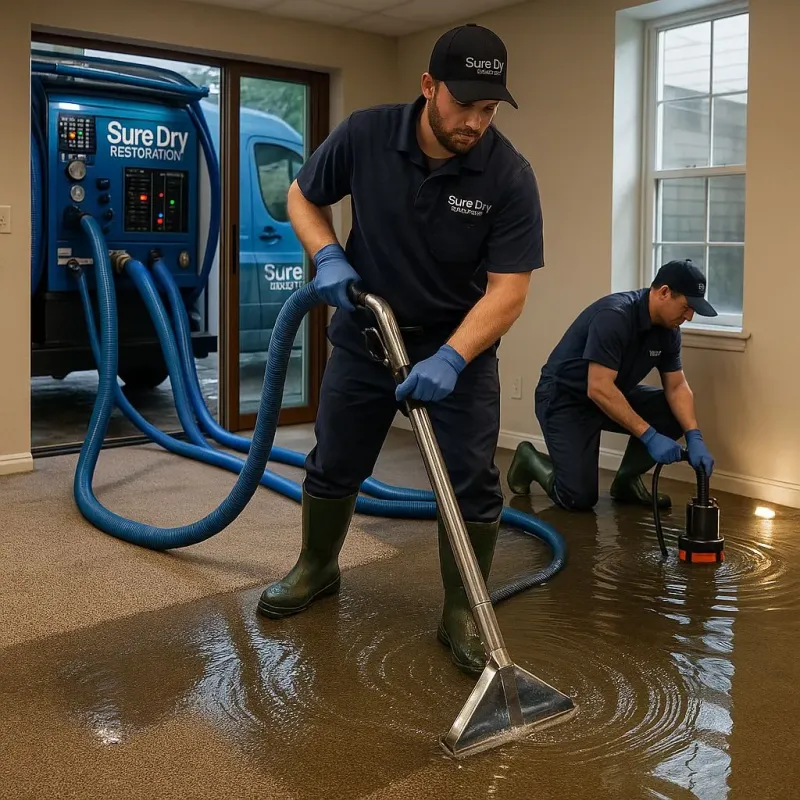 Water Extraction and Removal process in Richardson, TX